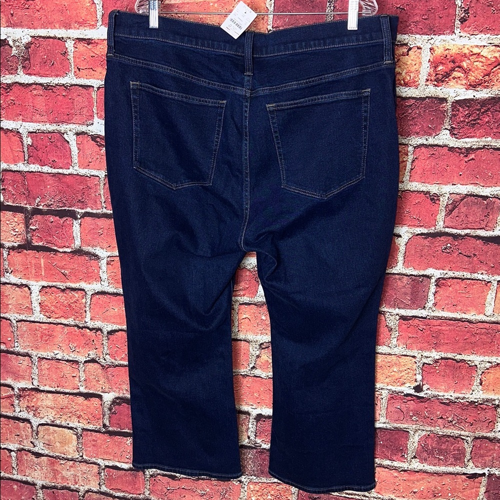 J. Crew Mid-rise flare crop jean in all-day stretch NWT size 35 US size 20 - Picture 9 of 15